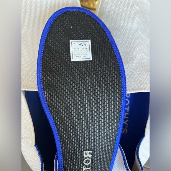 Rothy’s The Original Slip On Sneaker White Womens Size 9 - Picture 9 of 9